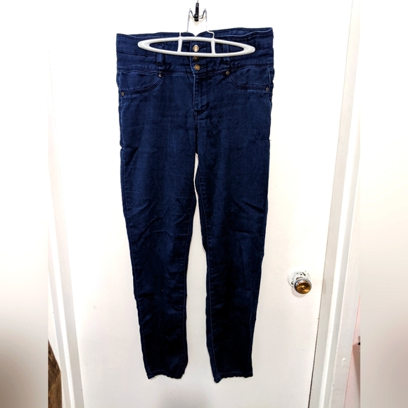 Vintage Y2K Evermore Dark blue Soft Denim Jeggings - Picture 1 of 8